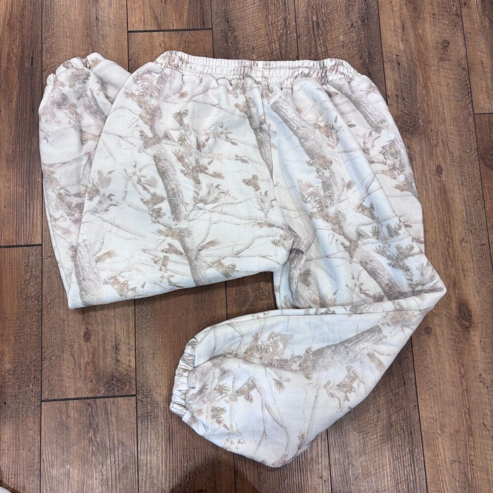 FULL SET Unisex Comfrt Camo Crewneck & Sweatpants White Oak Size 3XL XXXL $160 - Picture 9 of 10